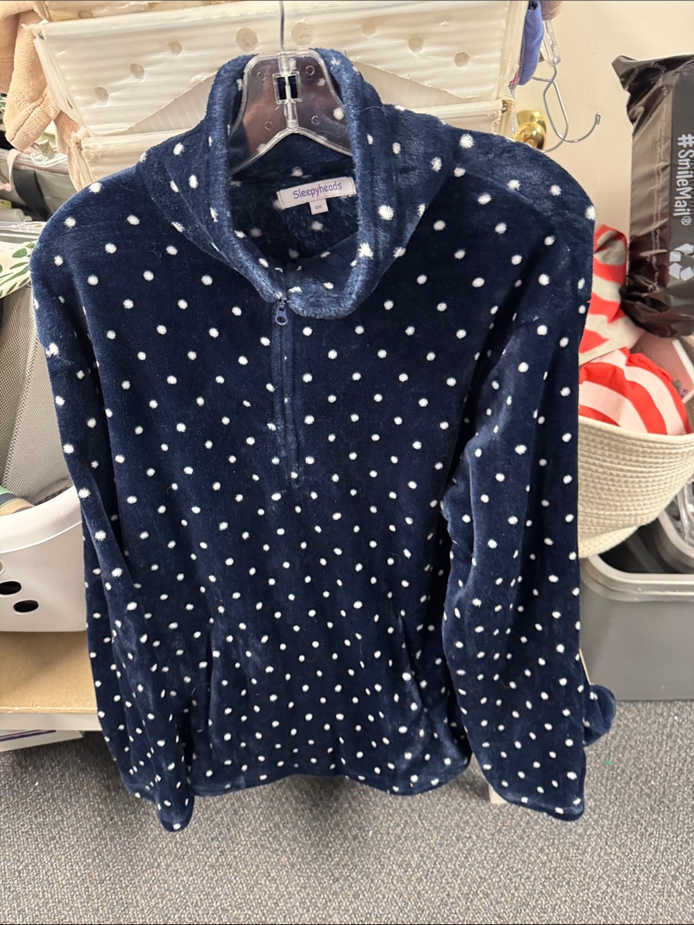 Sleepyheads polka dot sweatshirt 2X // 052327